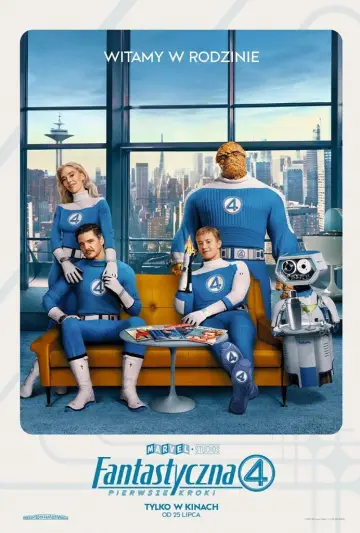 Plakat do filmu "Fantastyczna 4. Pierwsze kroki" #520119