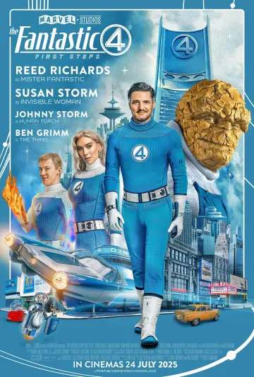 Plakat do filmu "Fantastyczna 4. Pierwsze kroki" #520132
