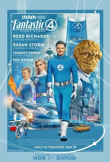 Plakat do filmu "Fantastyczna 4. Pierwsze kroki" #520235