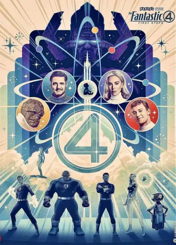 Plakat do filmu "Fantastyczna 4. Pierwsze kroki" #959633