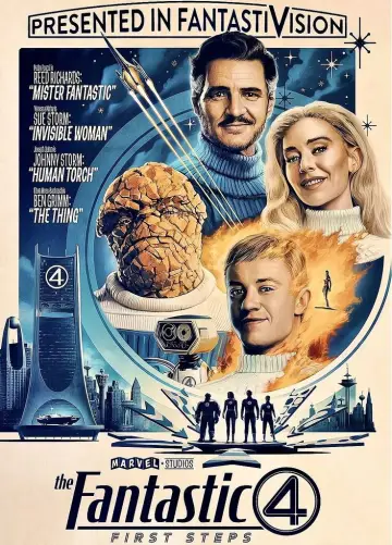 Plakat do filmu "Fantastyczna 4. Pierwsze kroki" #959635