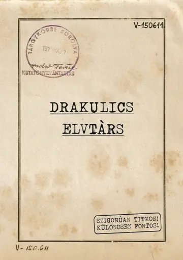 Plakat do filmu "Drakulics Elvtárs" #337568