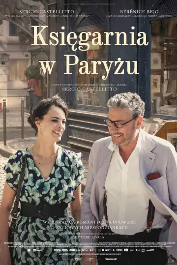 Księgarnia w Paryżu plakat