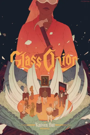 Plakat do filmu "Glass Onion: Film z serii „Na noże”" #592519