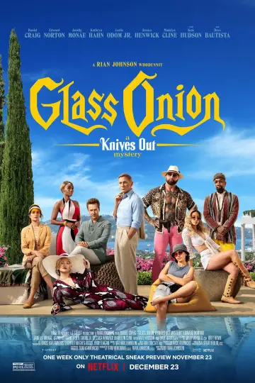 Plakat do filmu "Glass Onion: Film z serii „Na noże”" #592542