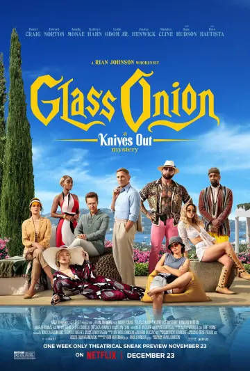 Plakat do filmu "Glass Onion: Film z serii „Na noże”" #837027