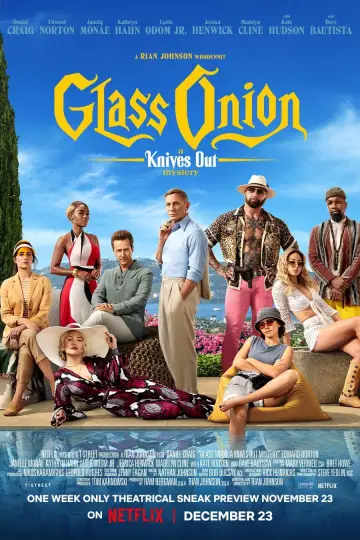 Plakat do filmu "Glass Onion: Film z serii „Na noże”" #9018