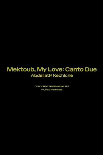 Plakat do filmu "Mektoub, My Love: Canto Due" #765435