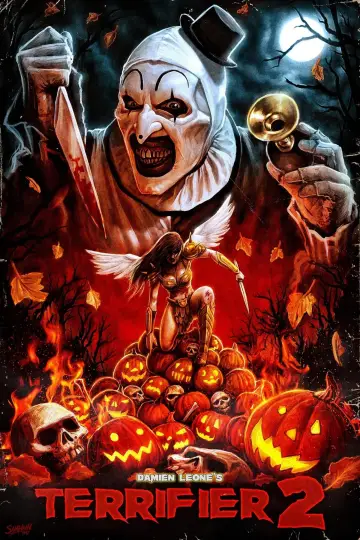 Plakat do filmu "Terrifier 2:  Masakra w Święta" #159738