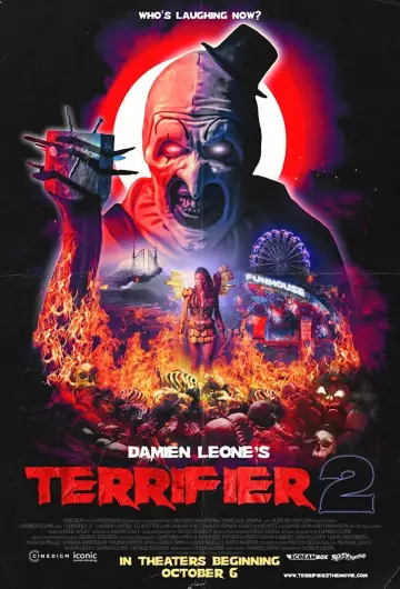 Plakat do filmu "Terrifier 2:  Masakra w Święta" #18661