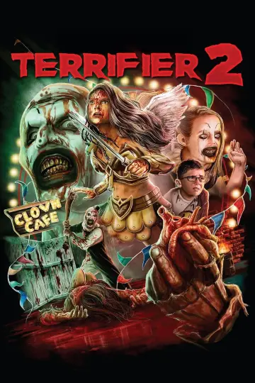 Plakat do filmu "Terrifier 2:  Masakra w Święta" #657078