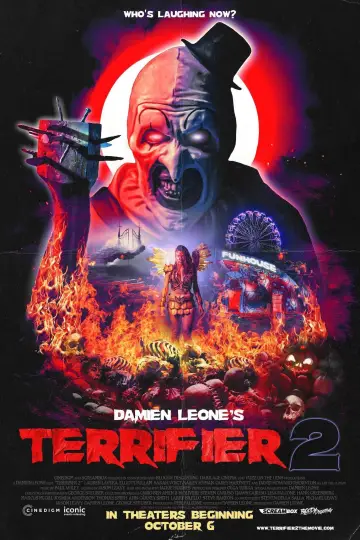 Plakat do filmu "Terrifier 2:  Masakra w Święta" #657079