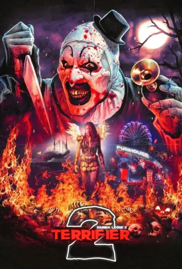 Plakat do filmu "Terrifier 2:  Masakra w Święta" #657092