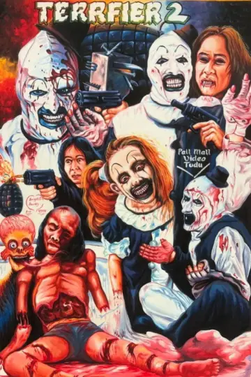 Plakat do filmu "Terrifier 2:  Masakra w Święta" #657094