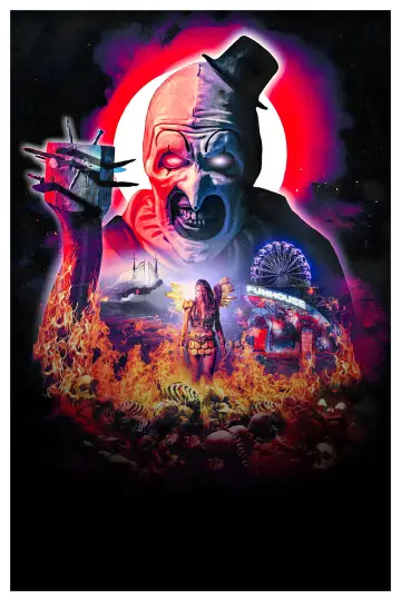 Plakat do filmu "Terrifier 2:  Masakra w Święta" #657095