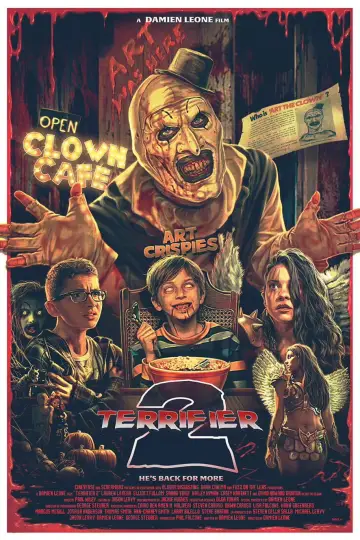 Plakat do filmu "Terrifier 2:  Masakra w Święta" #657097