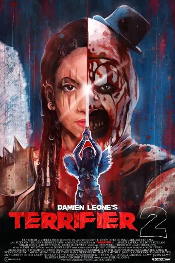 Plakat do filmu "Terrifier 2:  Masakra w Święta" #657105
