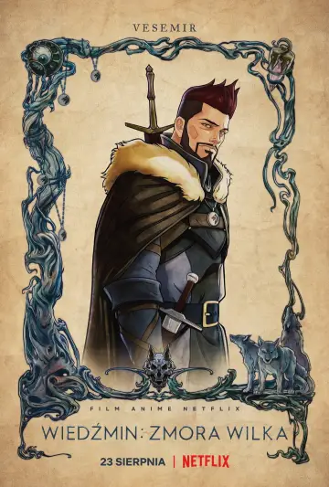 Plakat do filmu "Wiedźmin: Zmora Wilka" #950897