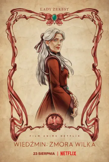 Plakat do filmu "Wiedźmin: Zmora Wilka" #950898