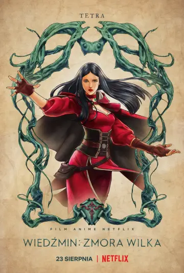 Plakat do filmu "Wiedźmin: Zmora Wilka" #950902