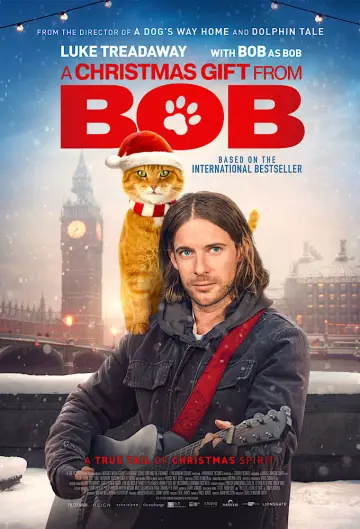Plakat do filmu "Świąteczny prezent od kota Boba" #351839