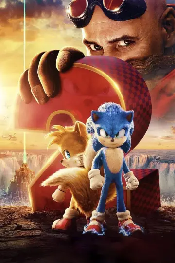 Plakat do filmu "Sonic 2. Szybki jak błyskawica" #167694