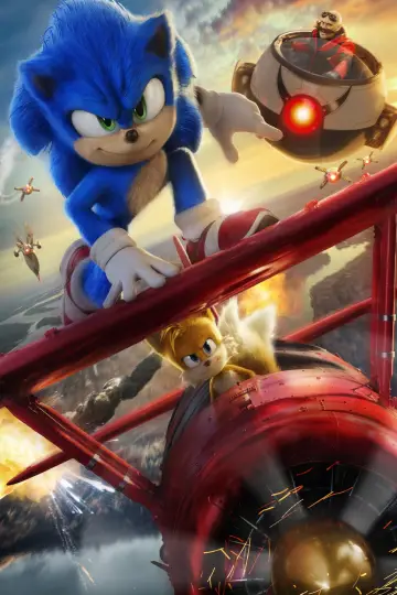 Plakat do filmu "Sonic 2. Szybki jak błyskawica" #167695