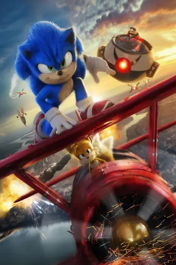 Plakat do filmu "Sonic 2. Szybki jak błyskawica" #167698