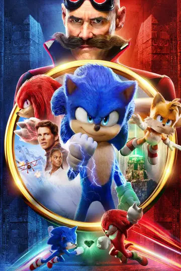 Plakat do filmu "Sonic 2. Szybki jak błyskawica" #167700