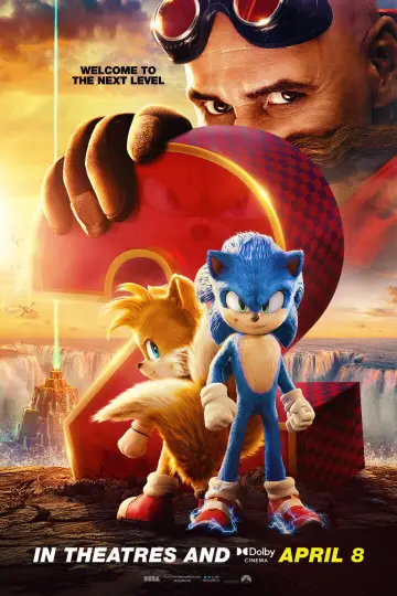 Plakat do filmu "Sonic 2. Szybki jak błyskawica" #5038