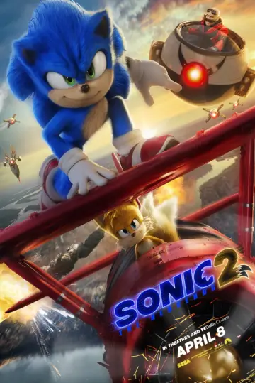 Plakat do filmu "Sonic 2. Szybki jak błyskawica" #5039