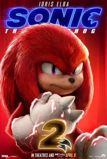 Plakat do filmu "Sonic 2. Szybki jak błyskawica" #5041