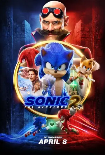 Plakat do filmu "Sonic 2. Szybki jak błyskawica" #5044