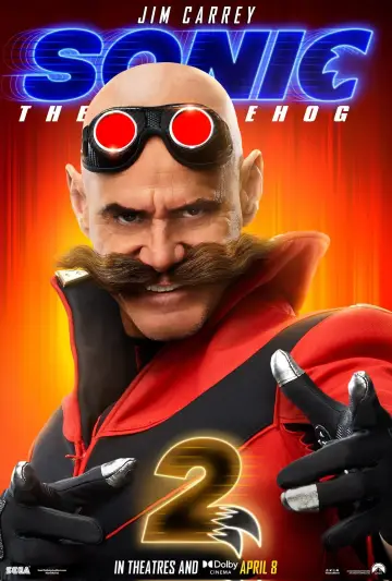 Plakat do filmu "Sonic 2. Szybki jak błyskawica" #5053