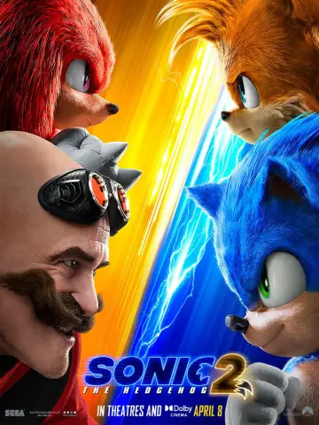 Plakat do filmu "Sonic 2. Szybki jak błyskawica" #5066
