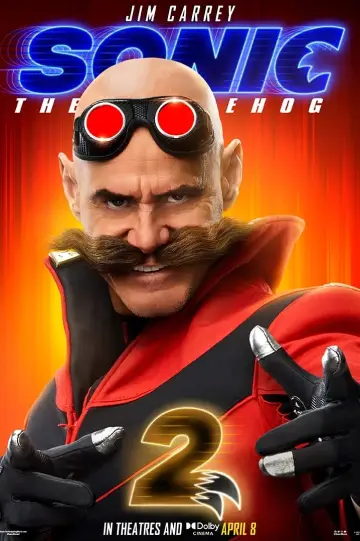 Plakat do filmu "Sonic 2. Szybki jak błyskawica" #5071
