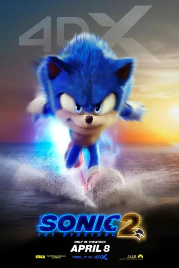 Plakat do filmu "Sonic 2. Szybki jak błyskawica" #5074