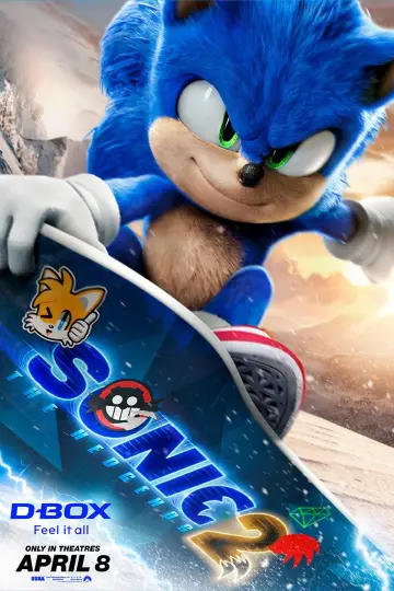 Plakat do filmu "Sonic 2. Szybki jak błyskawica" #5076