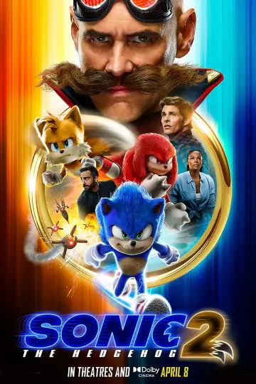 Plakat do filmu "Sonic 2. Szybki jak błyskawica" #5078