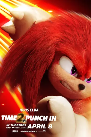 Plakat do filmu "Sonic 2. Szybki jak błyskawica" #5079