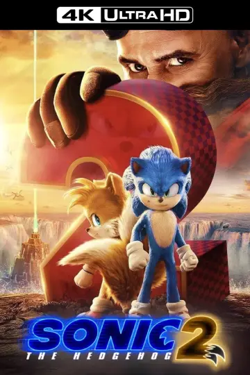 Plakat do filmu "Sonic 2. Szybki jak błyskawica" #5088