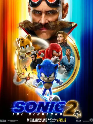 Plakat do filmu "Sonic 2. Szybki jak błyskawica" #5098