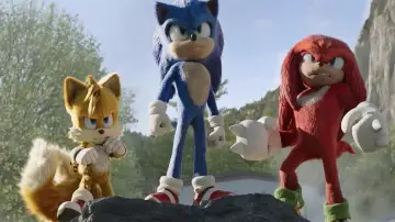 Zasłona do filmu "Sonic 2. Szybki jak błyskawica" #563837