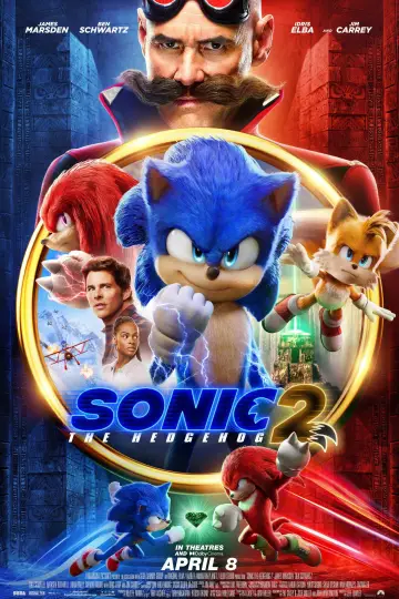 Plakat do filmu "Sonic 2. Szybki jak błyskawica" #563906