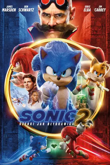 Plakat do filmu "Sonic 2. Szybki jak błyskawica" #563926