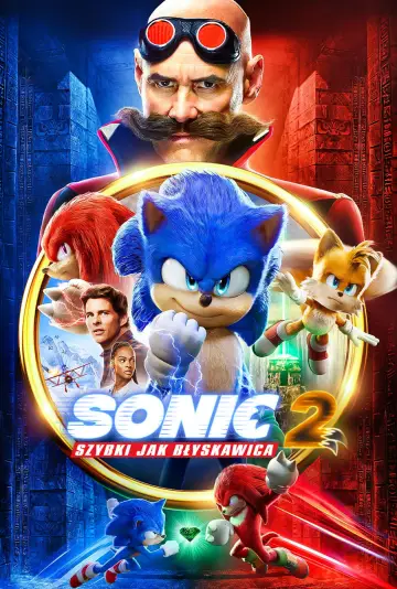 Plakat do filmu "Sonic 2. Szybki jak błyskawica" #563928