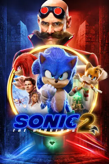 Plakat do filmu "Sonic 2. Szybki jak błyskawica" #563960