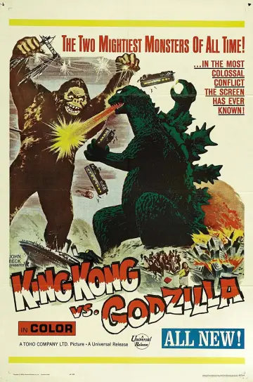 Plakat do filmu "King Kong kontra Godzilla" #1027671