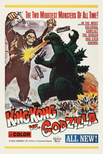 Plakat do filmu "King Kong kontra Godzilla" #1027677