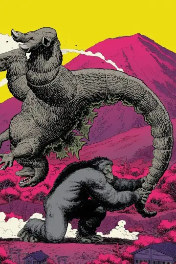 Plakat do filmu "King Kong kontra Godzilla" #448839